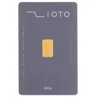 شمش طلا 24 عیار زیوتو مدل p0.5