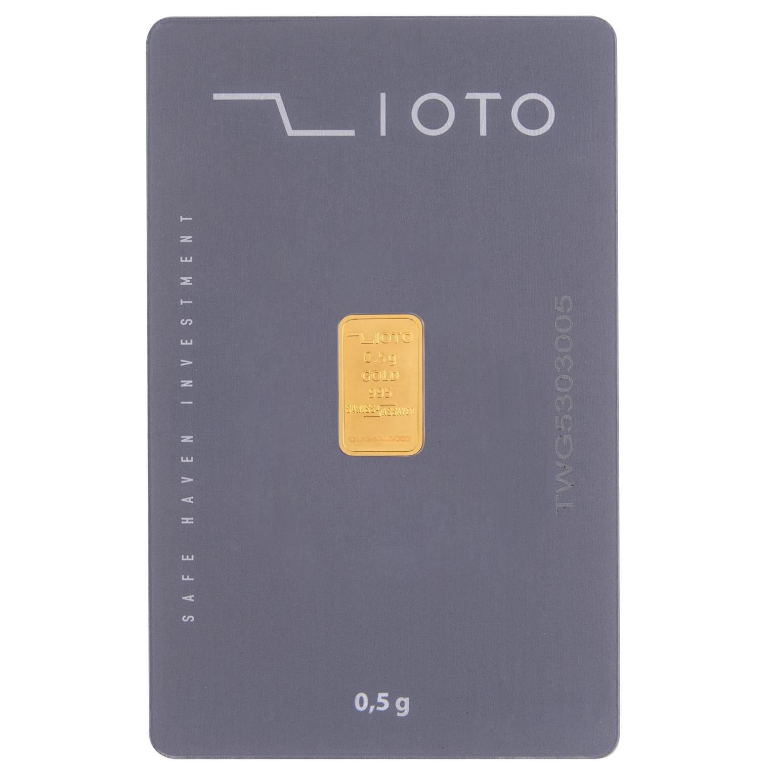 شمش طلا 24 عیار زیوتو مدل z0.5