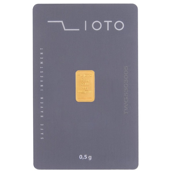 شمش طلا 24 عیار زیوتو مدل z0.5