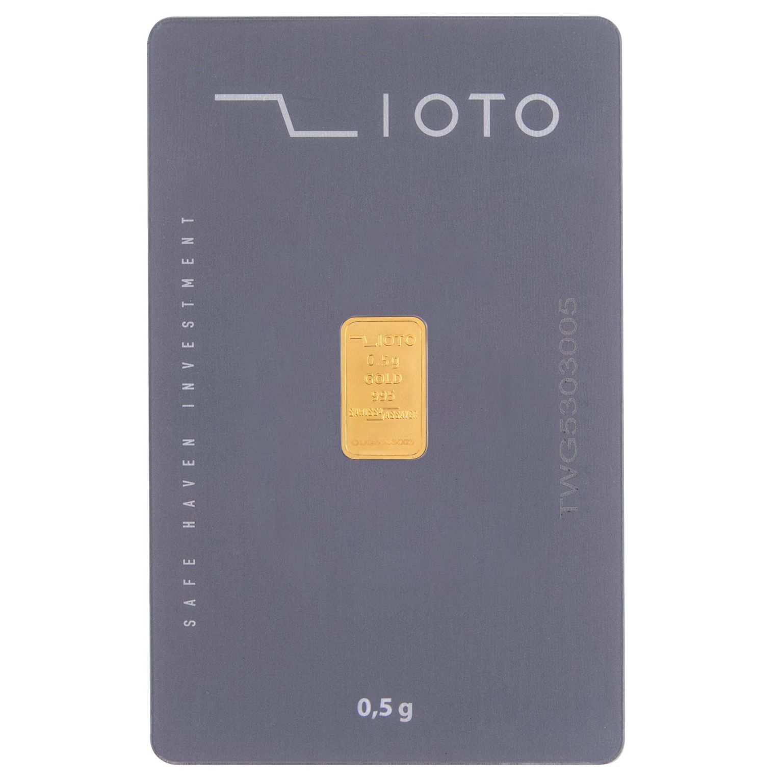 شمش طلا 24 عیار زیوتو مدل z0.5 - - 1