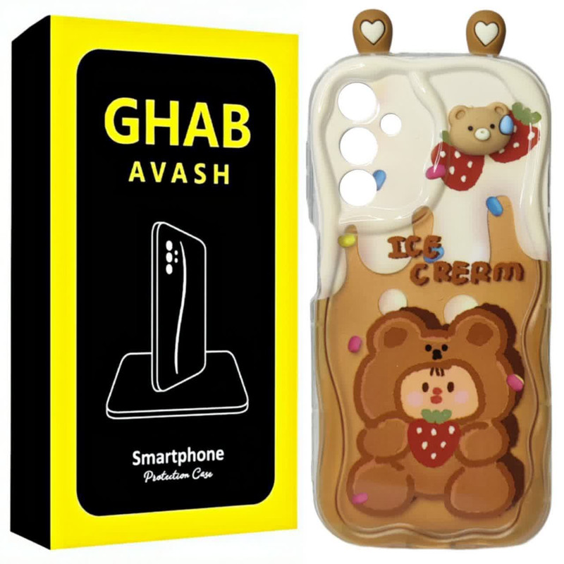 کاور قاب آوش طرح عروسکی گوشدار مدل 07A مناسب برای گوشی موبایل سامسونگ GALAXY A24