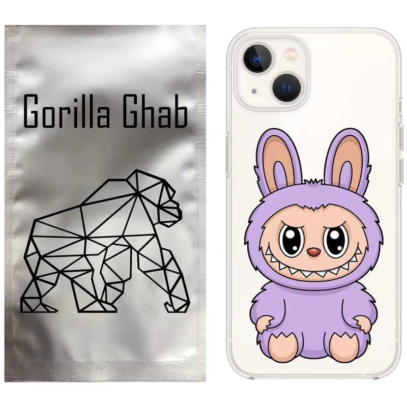 کاور گوریلا قاب مدل CLG کد 130 طرح لبوبو Labubu مناسب برای گوشی موبایل اپل iPhone 13 mini