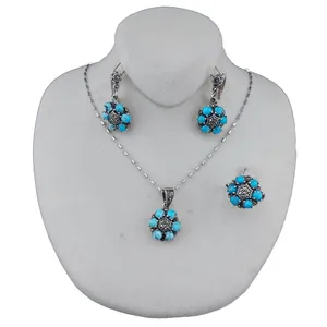 نیم ست نقره زنانه مدل 073