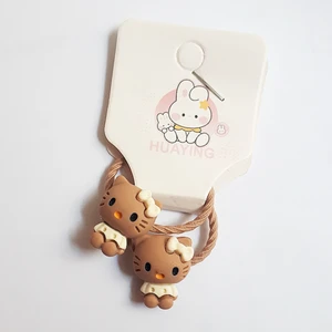 کش مو دخترانه مدل ریز طرح کیتی بسته 2 عددی