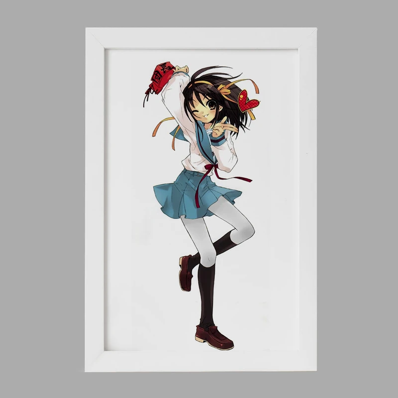 تابلو خندالو مدل هاروهی انیمه ناپدید شدن هارومی سوزومیا The Disappearance of Haruhi Suzumiya  کد 23114