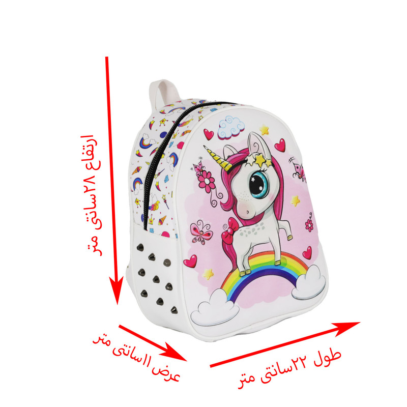 کوله پشتی طرح اسب تک شاخ کد 09633 کوله پشتی طرح اسب تک شاخ کد 09633