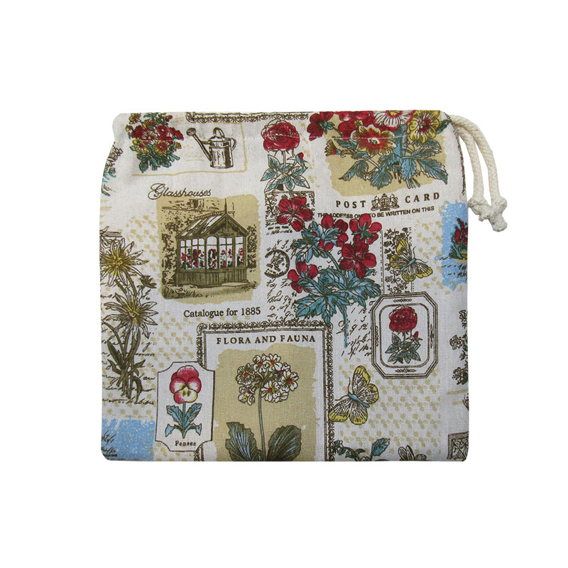 کیسه نان و سبزی هوم اند لایف مدل مارین طرح گل و پروانه کد M-960006