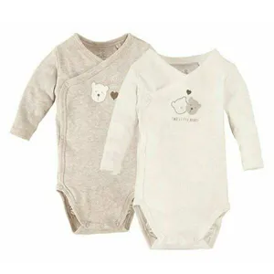 بادی آستین بلند نوزادی لوپیلو مدل Jan مجموعه دو عددی