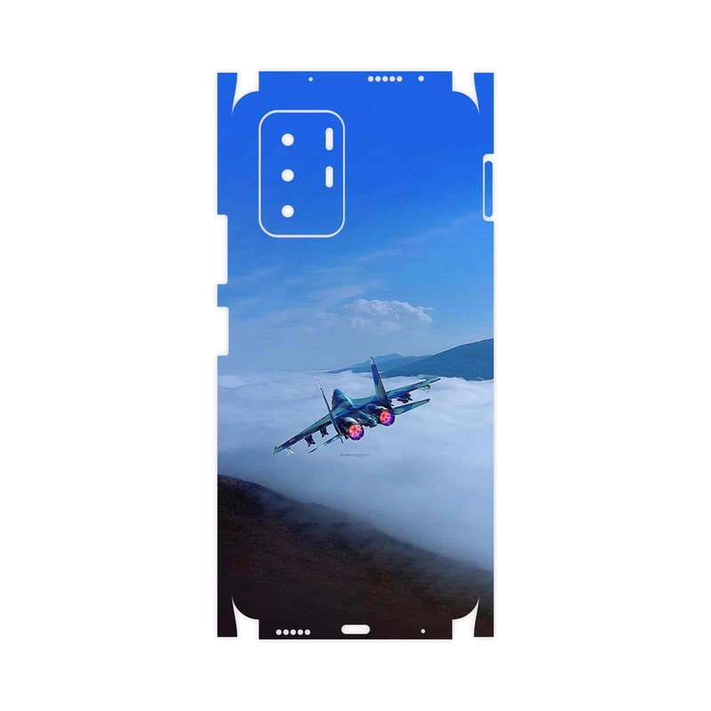 برچسب پوششی ماهوت مدل Fighter plane Su27-FullSkin مناسب برای گوشی موبایل شیائومی Poco X3 GT 5G