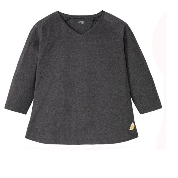 ست تی شرت آستین بلند و شلوارک زنانه اسمارا کد 9633594