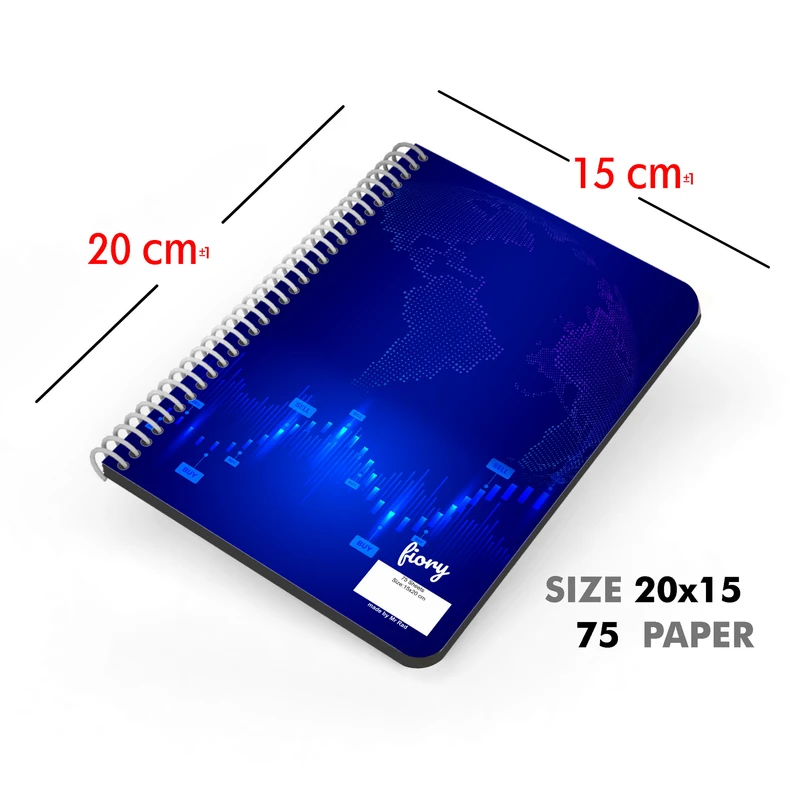 عکس شماره 4 : دفتر ژورنال نویسی مستر راد مدل ثبت معاملات طرح تریدر کد 1929