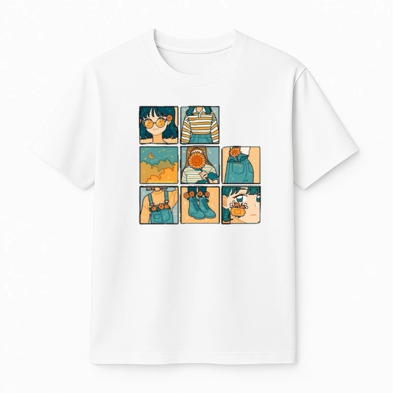 تی‌شرت آستین کوتاه پسرانه مدل پازل 