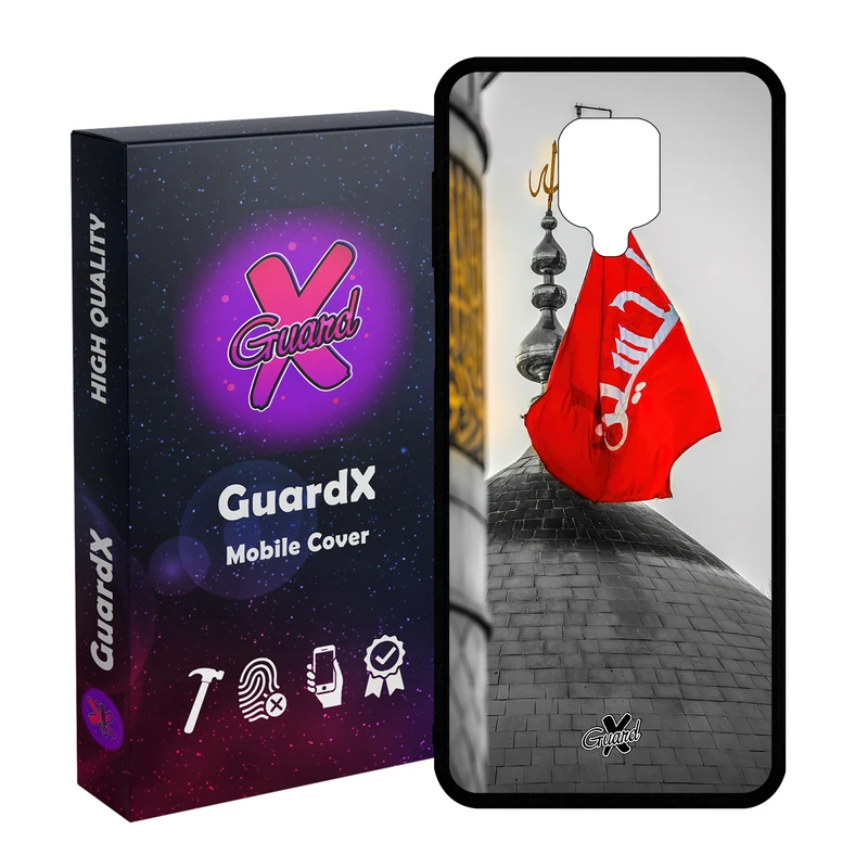 کاور گارد ایکس طرح محرم 2 مدل Glass10457 مناسب برای گوشی موبایل شیائومی Redmi Note9 Pro/Note 9 Pro Max/Redmi Note 9S/MI Poco M2 Pro