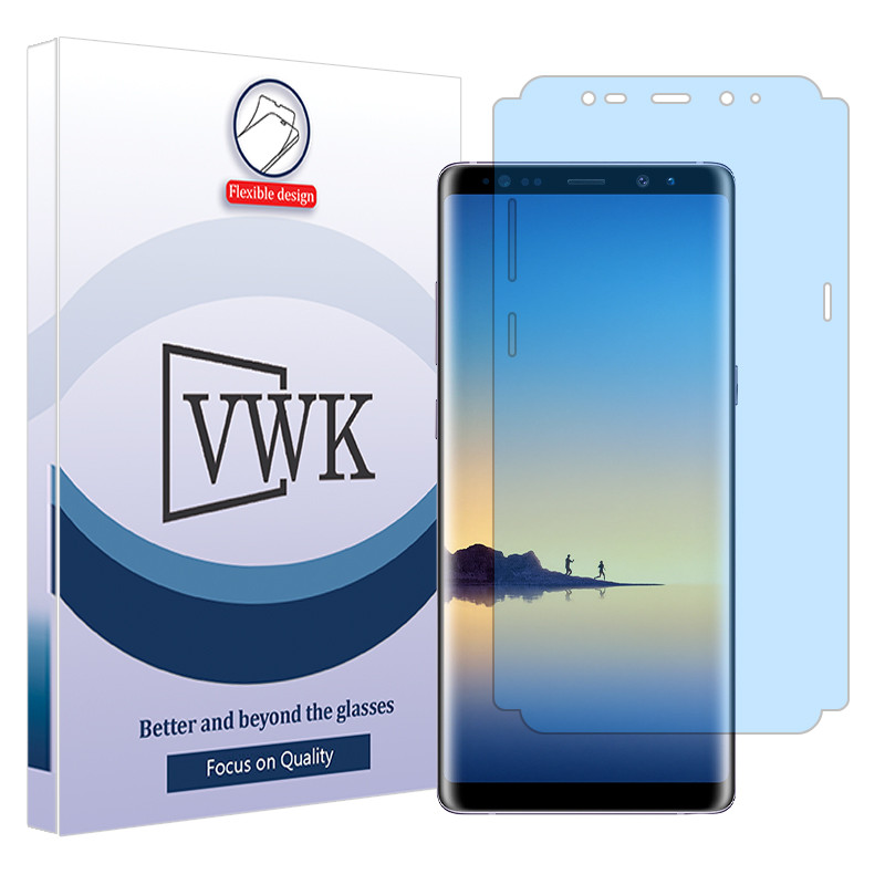 محافظ صفحه نمایش ضد اشعه آبی وی دبلیو کی مدل Eye Care مناسب برای گوشی موبایل سامسونگ Galaxy Note8