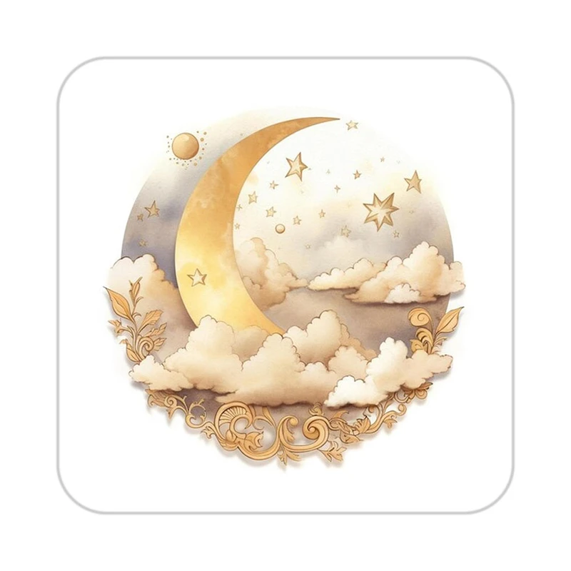 زیر لیوانی کاکتی طرح ماه و ستاره مدل mp54679