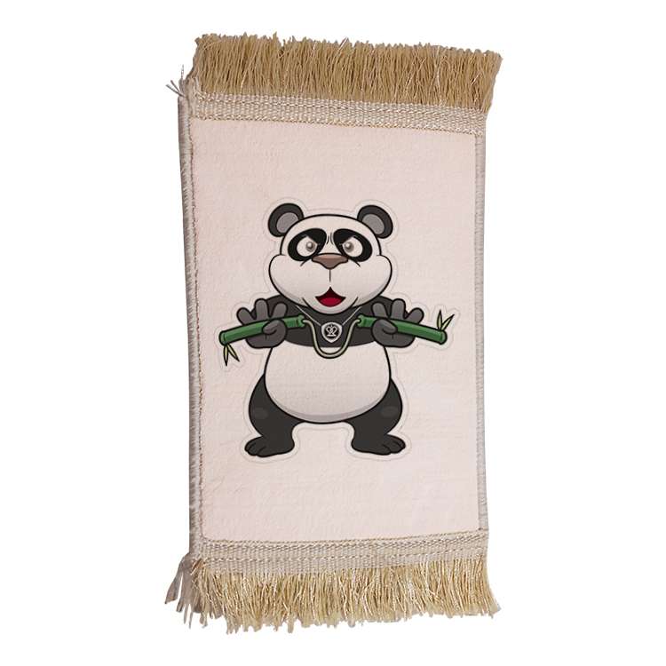 فرش ماشینی دیوارکوب مدل پاندا کونگ فو کار کد 96