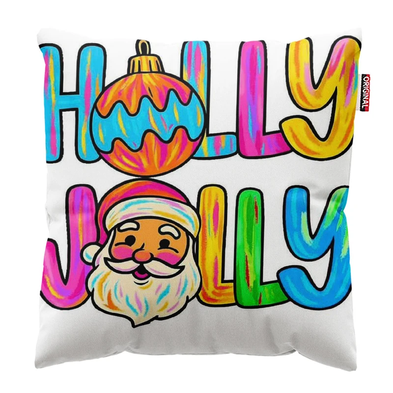 کوسن پاد آفرین مدل بابانوئل کد 1034 سایز 30*30 سانتی متر