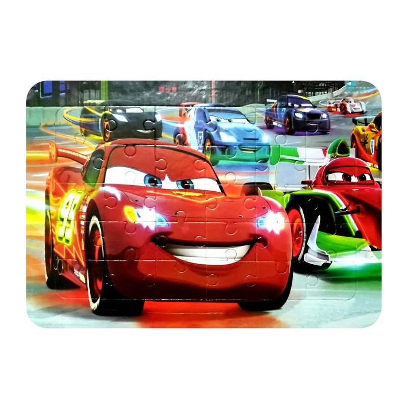 پازل 30 تکه طرح ماشین ها مک کوئین کد MP389