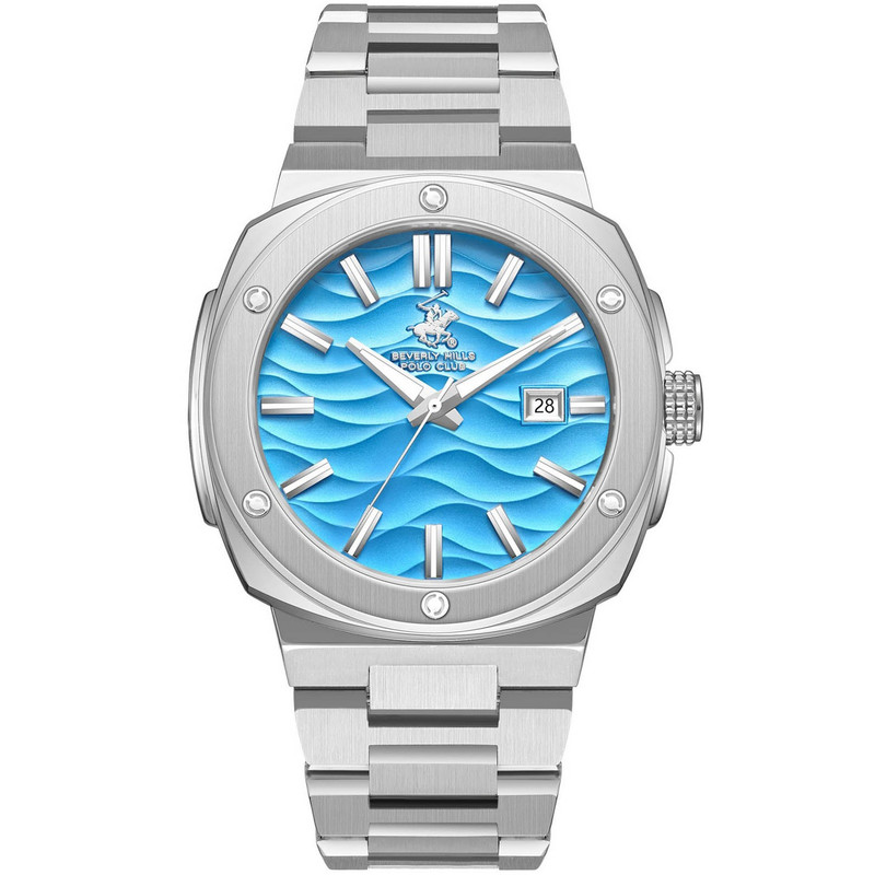 ست ساعت عقربه ای کوارتز و دستبند مردانه بورلی هیلز پولو کلاب مدل BP3655X.305