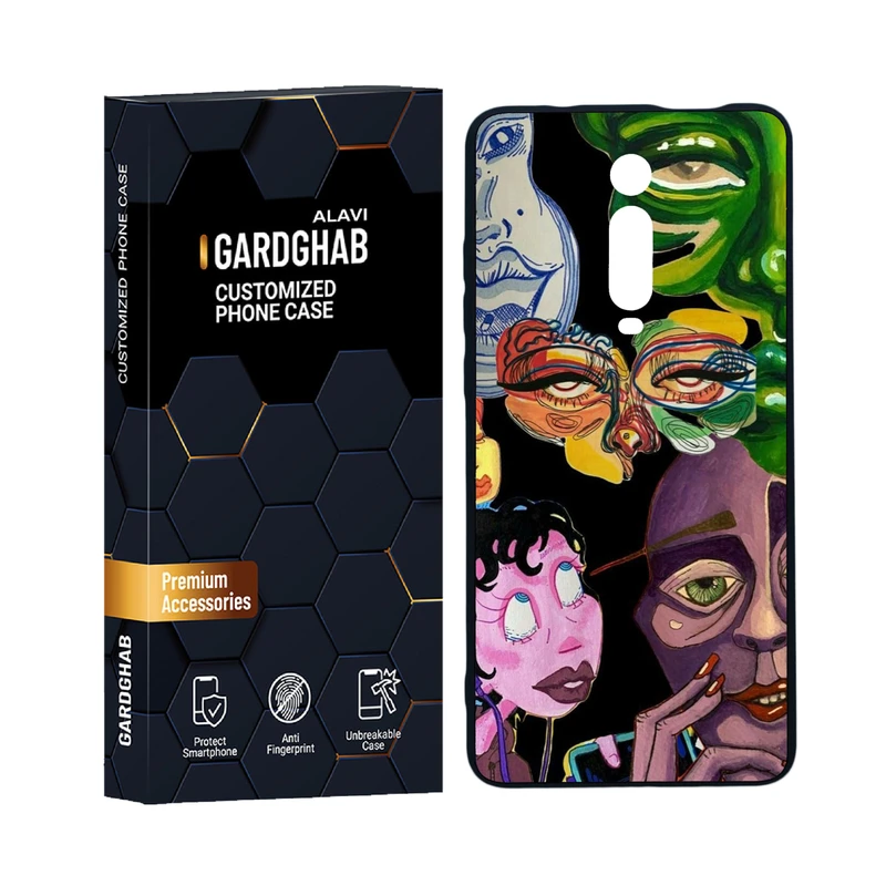 کاور گارد قاب علوی مدل دورژله ای هنری مناسب برای گوشی موبایل شیائومی Redmi K20 Pro