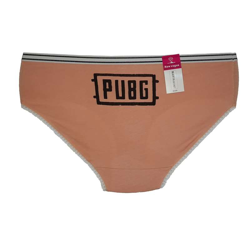 شورت زنانه مدل نخی فانتزی ماریا PUBG رنگ کرم