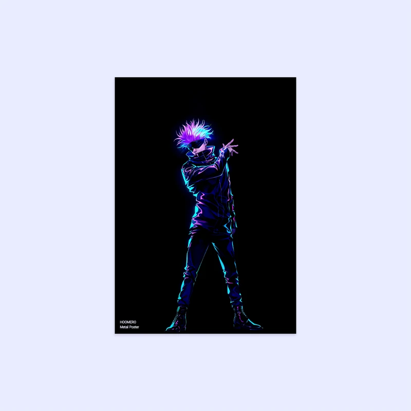 پوستر هومرو مدل فلزی طرح انیمه جوجوتسو کایسن کد PS1270