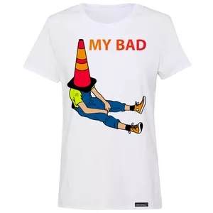 تی شرت آستین کوتاه زنانه 27 مدل My Bad کد MH1563