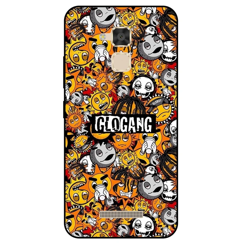 کاور مگافون طرح شکلک مدل 8243 مناسب برای گوشی موبایل ایسوس Zenfone 3 Max / ZC520TL      