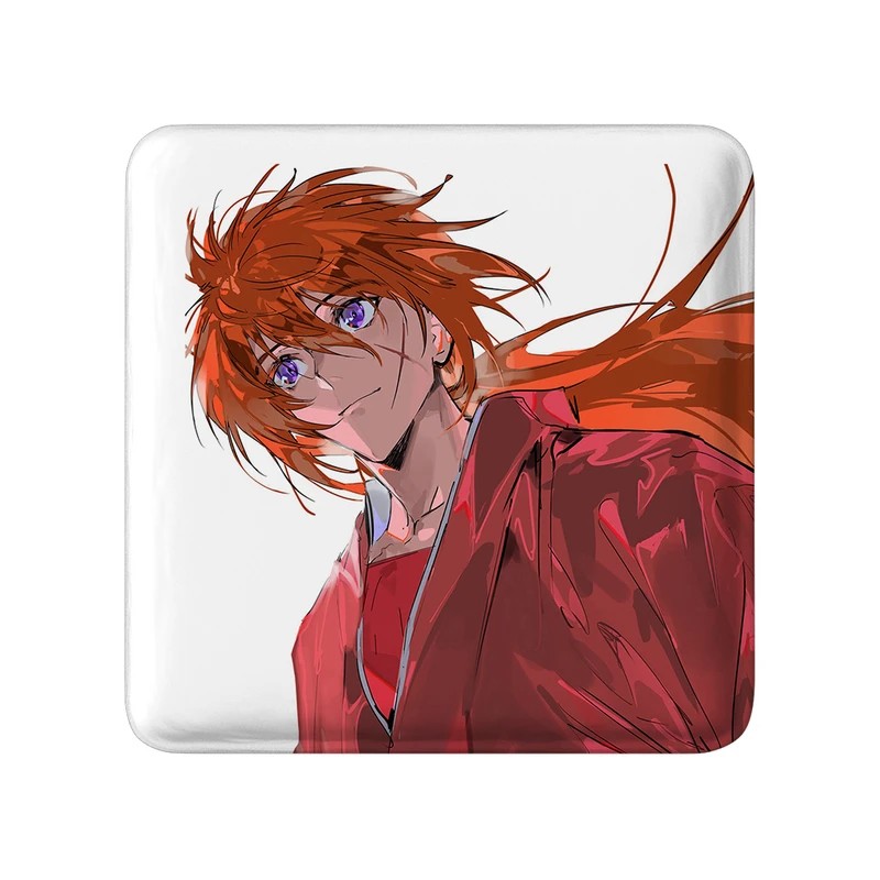 مگنت خندالو طرح انیمه رورونی کنشین مدل مربعی کد 34899