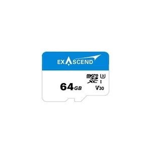 کارت حافظه microSD اکساسند مدل 64es کلاس 10 استاندارد UHS-I U3 سرعت 90MBps ظرفیت 64 گیگابایت