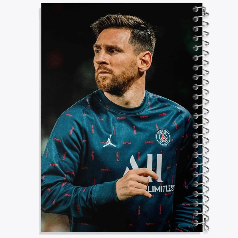 دفتر مشق 100 برگ خندالو طرح لیونل مسی کد 13984