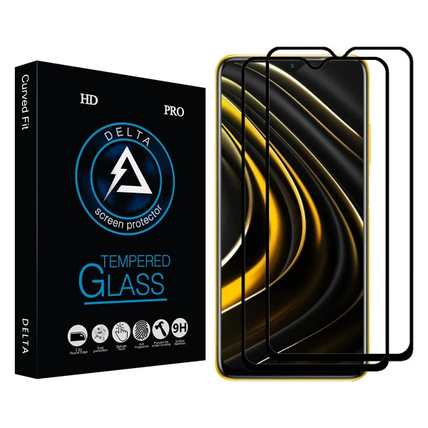 محافظ صفحه نمایش مات دلتا مدل PRO مناسب برای گوشی موبایل شیائومی Poco m3 بسته دو عددی