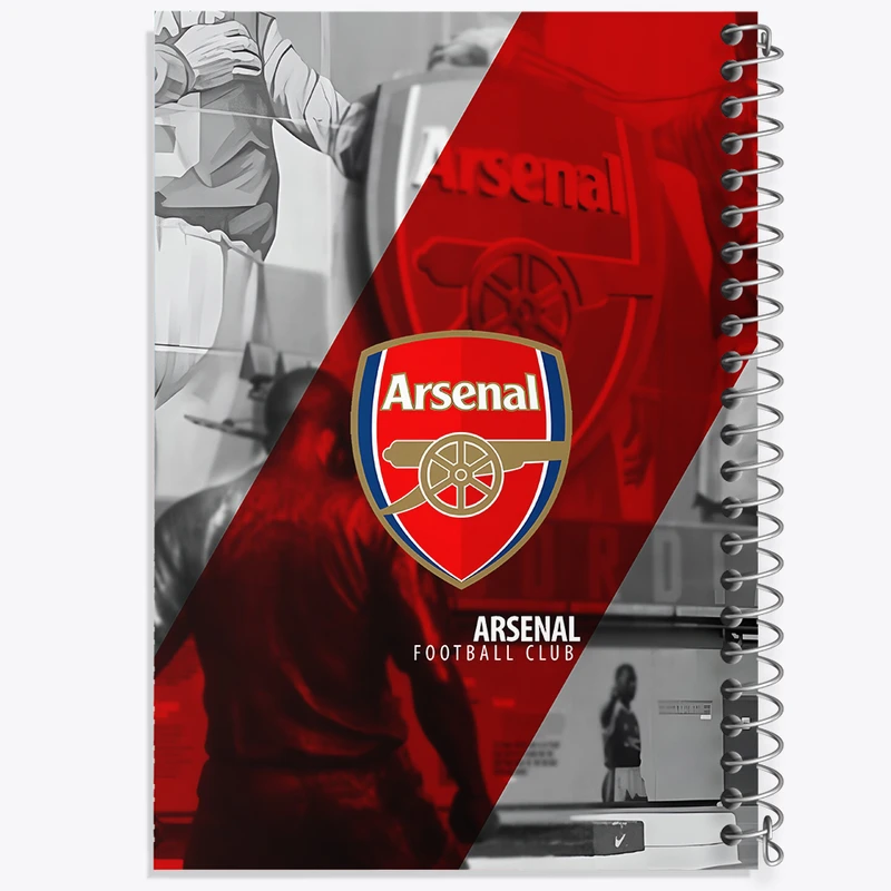 دفتر مشق 50 برگ خندالو طرح آرسنال (Arsenal) کد F6899