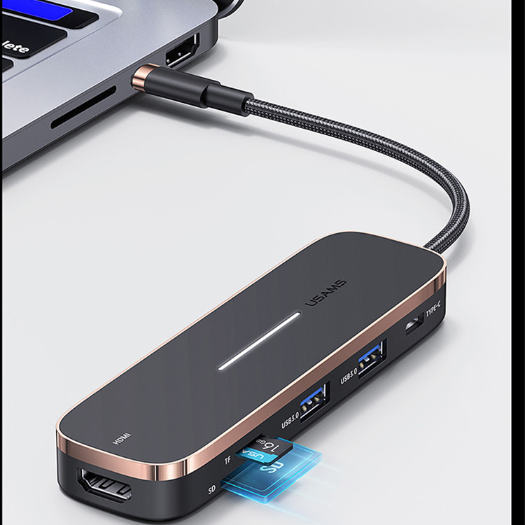 هاب 6 پورت USB-C یوسمز مدل SJ575