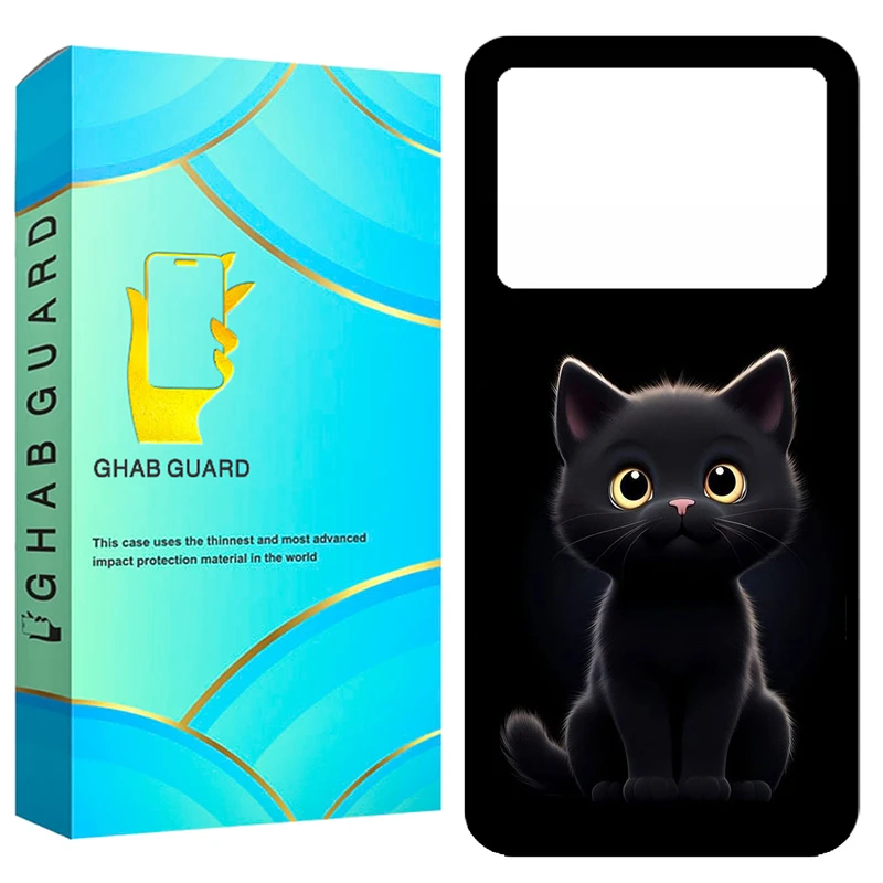 کاور قاب گارد طرح گربه مدل GCHPK60 مناسب برای گوشی موبایل شیائومی Poco X6 Pro / Redmi K70E