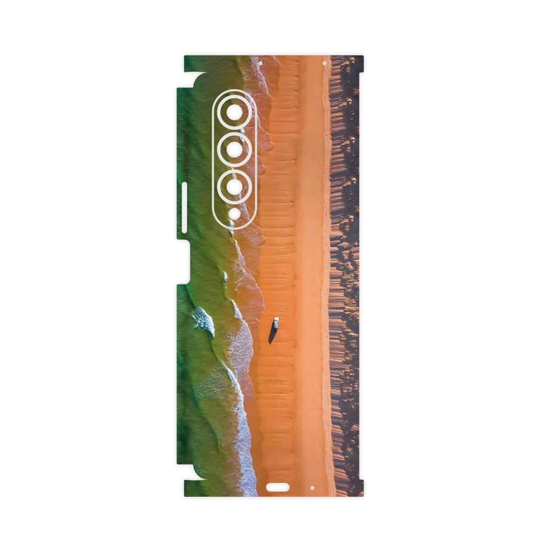 برچسب پوششی ماهوت مدل Beach and Green Sea-FullSkin مناسب برای گوشی موبایل سامسونگ Galaxy Z Fold4