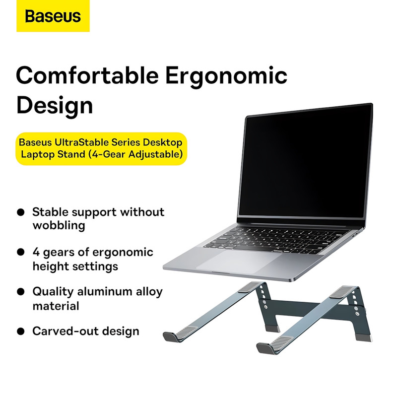 پایه نگهدارنده لپ تاپ بیسوس مدل BS-UltraStable