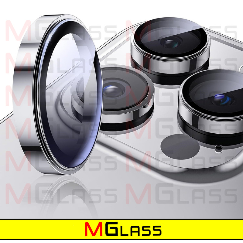 محافظ لنز دوربین ام‌گلس مدل Ring-Metal-MG مناسب برای گوشی موبایل اپل Iphone 15 Pro Max