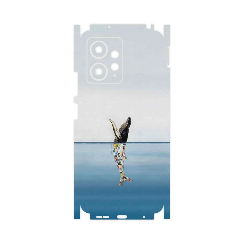 برچسب پوششی ماهوت مدل Collage of Sea Trash-FullSkin مناسب برای گوشی موبایل شیائومی Redmi Note 12 4G