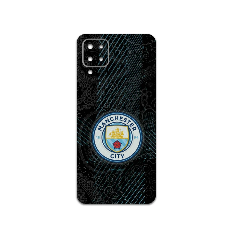 برچسب پوششی ماهوت مدل Manchester-City مناسب برای گوشی موبایل سامسونگ Galaxy F12