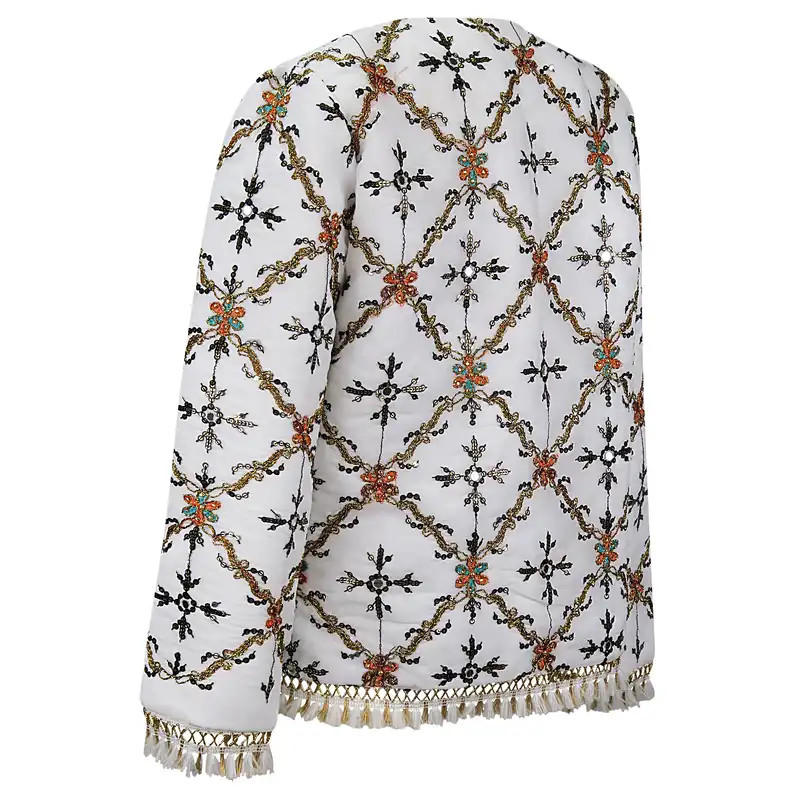 کت زنانه مدل آینه دوزی