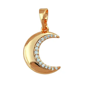 آویز گردنبند زنانه ژوپینگ مدل ماه کد N4234