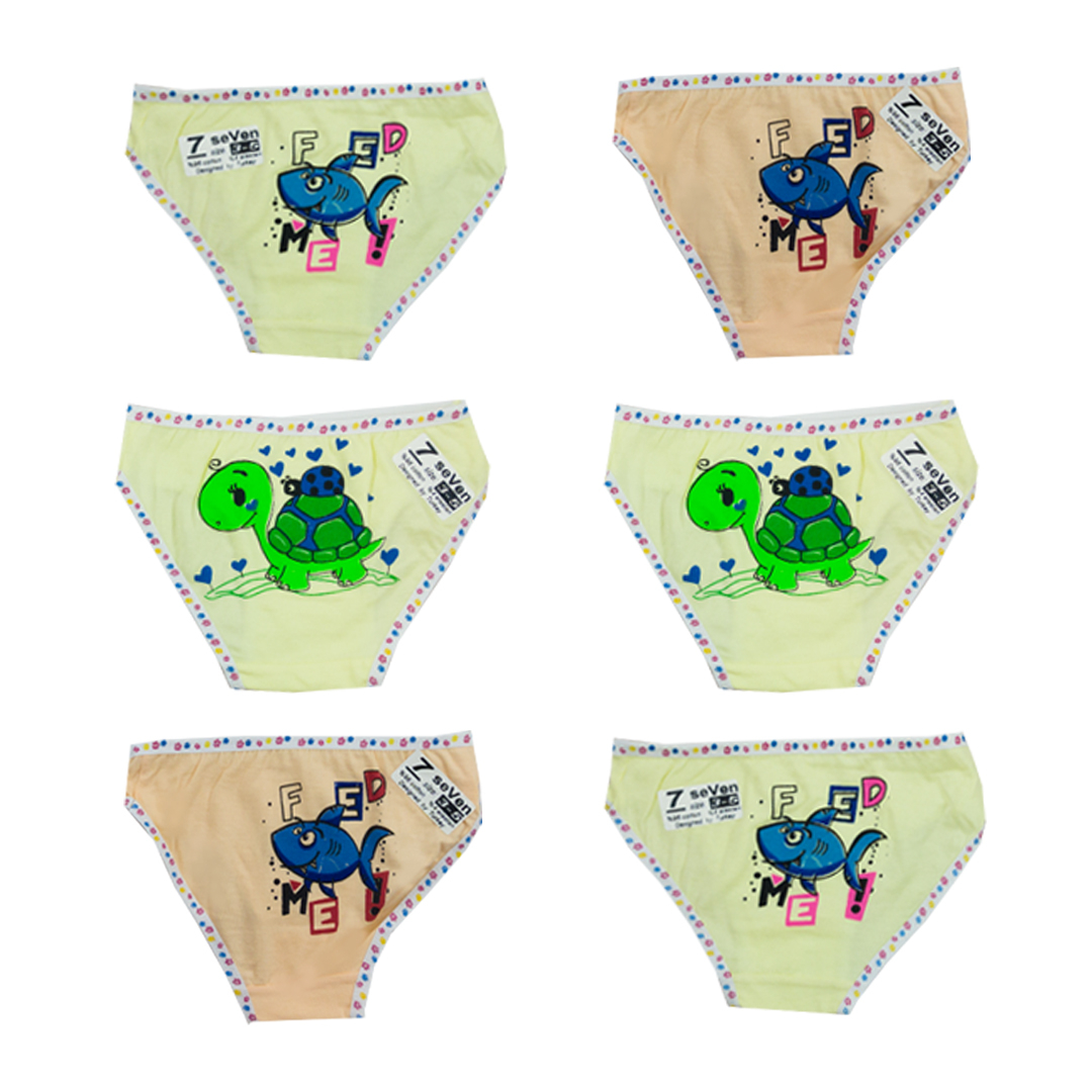 شورت دخترانه مدل 6567 مجموعه 6 عددی