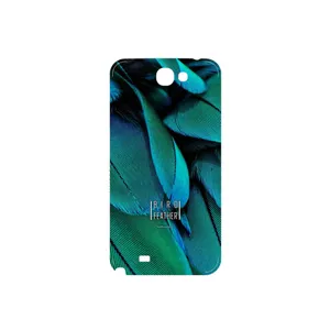 MAHOOT Green Feather Cover Sticker for Samsung Galaxy Note 2