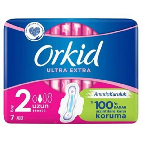 نوار بهداشتی اورکید مدل ULTRA EXTRA بسته 7 عددی