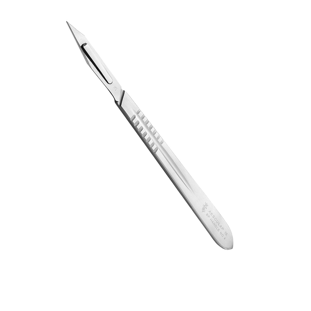 دسته تیغ جراحی اسکولاپ مدل SKJMRJ002369 شماره 4 به همراه تیغ استریل بایوتک کد SKJMRJ002369 مجموعه 6 عددی