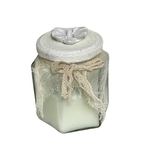 شمع مدل شیشه ای دردار