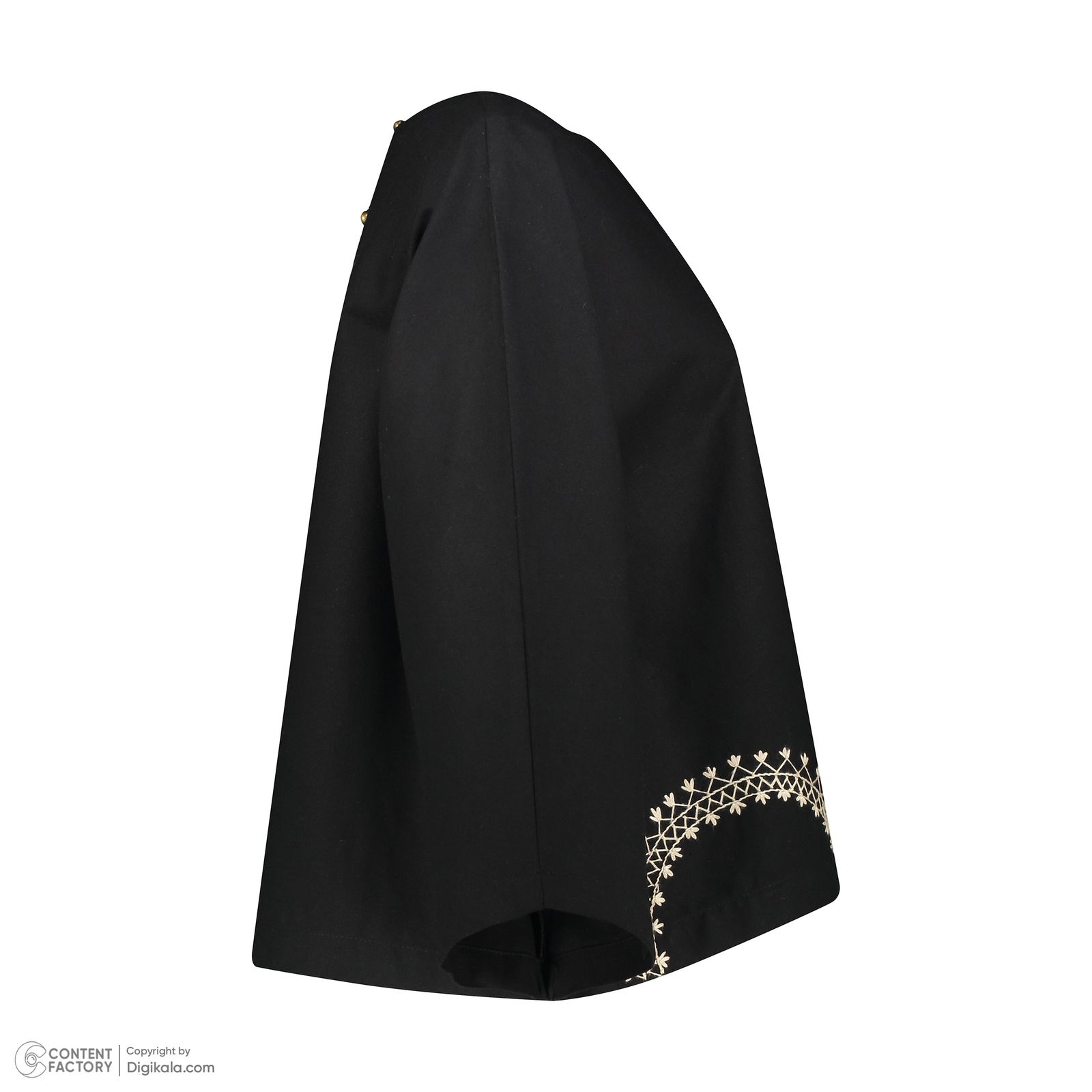 بلوز آستین سه ربع زنانه دیجی استایل اسنشیال مدل مهتا رنگ مشکی -  - 4