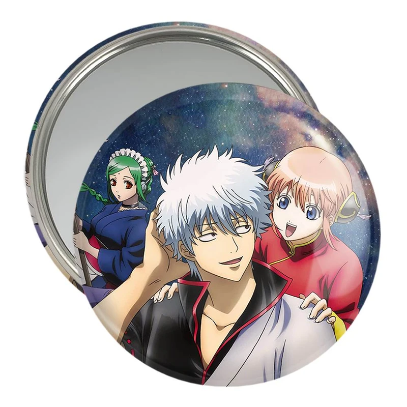 آینه جیبی خندالو مدل کاگویا و گینتوکی انیمه گینتاما  کد 12943