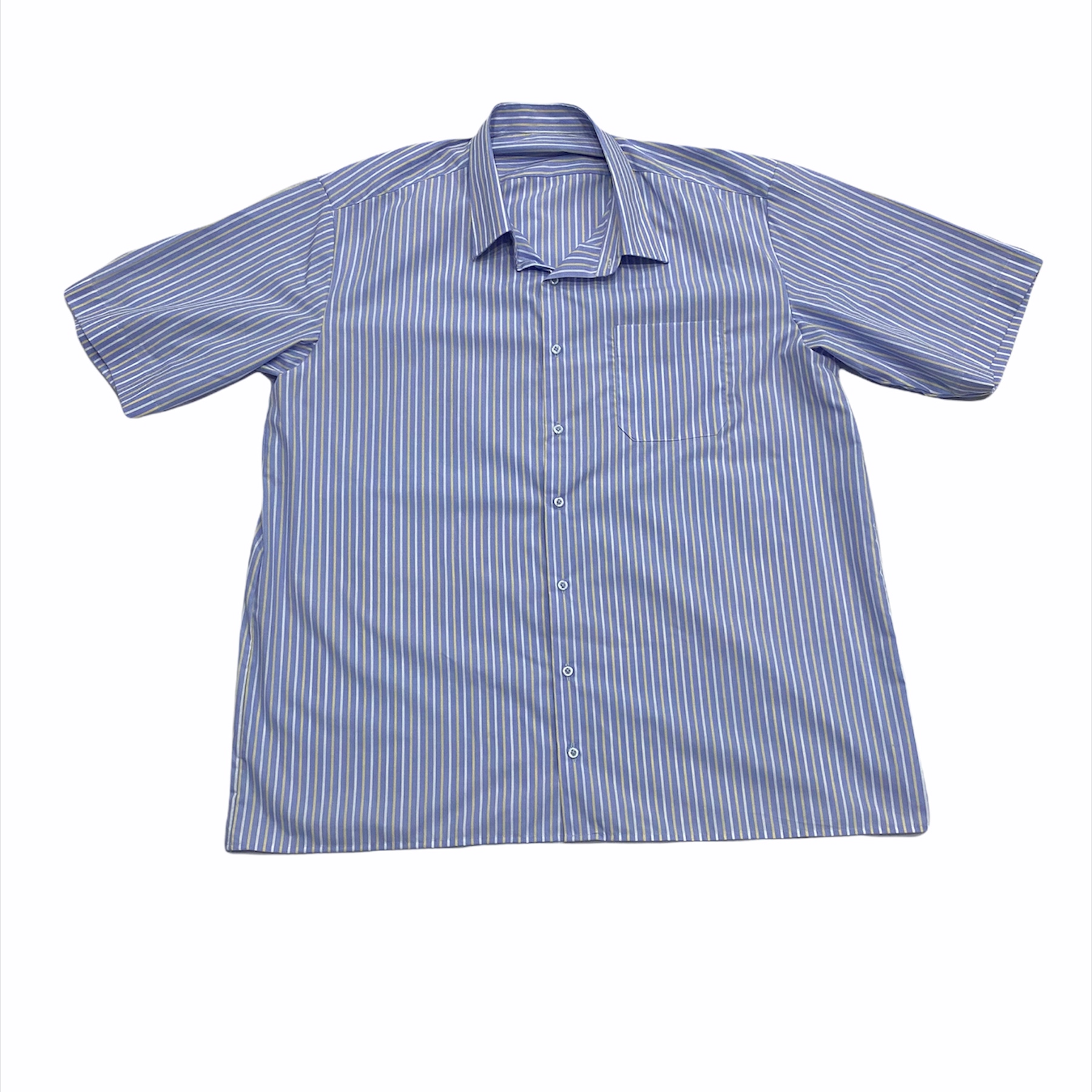 پیراهن آستین کوتاه مردانه مدل آسمان رنگ آبی